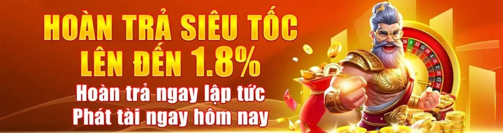 Hình ảnh chính Kingbet Nổ Hũ với các trò chơi slot rực rỡ và giải độc đắc lớn