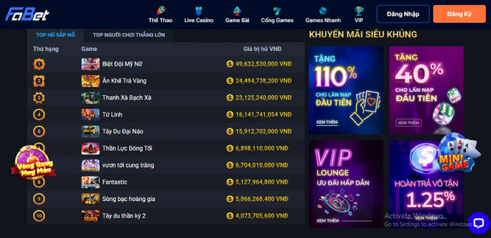 Hình ảnh Jackpot tại Kingbet Nổ Hũ